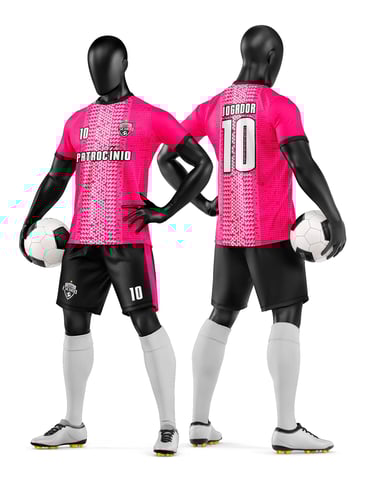 Arte Vetor Camisa e Short de Time de Futebol Amador