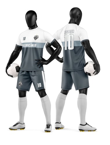 Arte Vetor Camisa e Short de Time de Futebol Amador