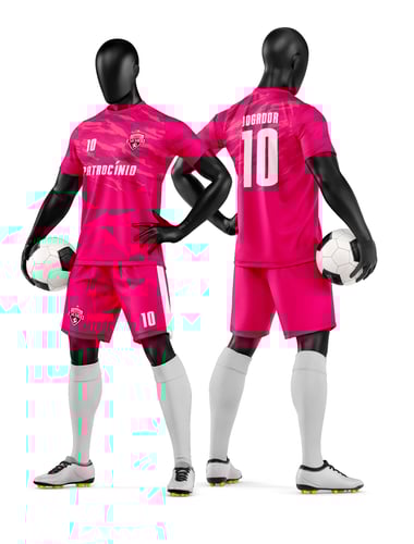 Arte Vetor Camisa e Short de Time de Futebol Amador