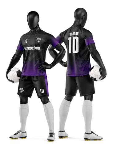 Arte Vetor Camisa e Short de Time de Futebol Amador