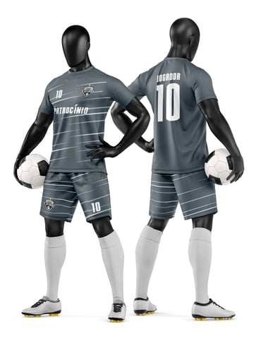 Arte Vetor Camisa e Short de Time de Futebol Amador