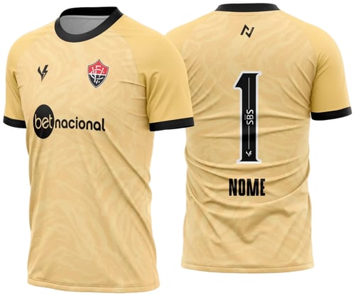 Arte Vetor Camisa EC Vitoria Goleiro  2023 - 2024