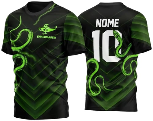 Arte Vetor Camisa Enfermagem Cobra Personalizada