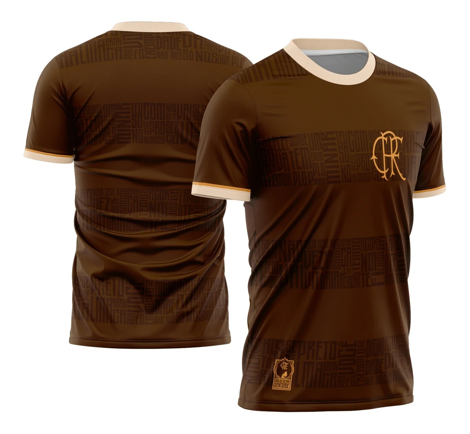 Arte Vetor Camisa Flamengo Consciência Negra 2024 - 2025