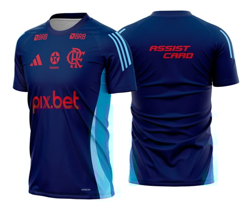 Arte Vetor Camisa Flamengo Treino 2025 - 2026
