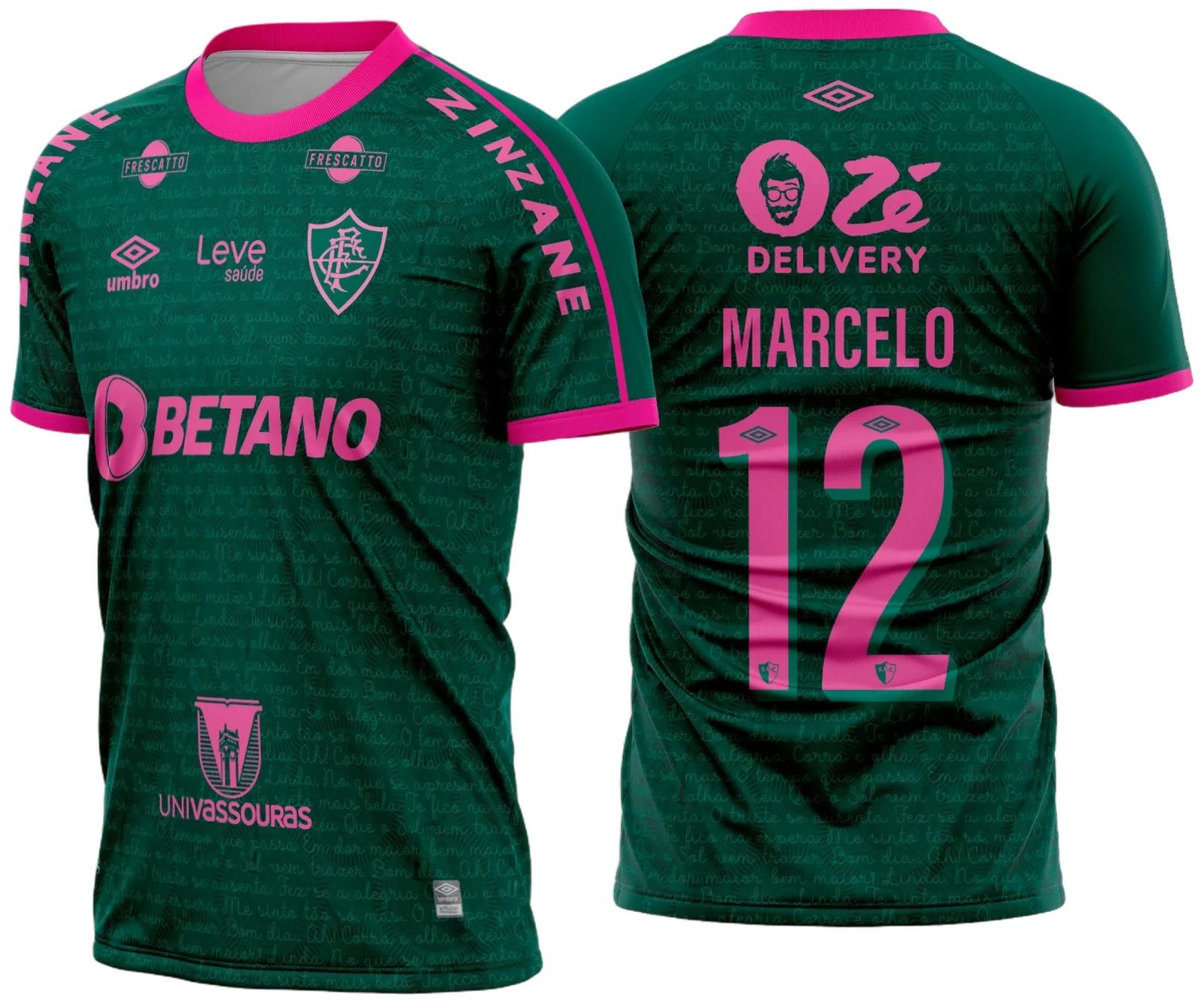 Arte Vetor Camisa Fluminense Terceira 2023-24 x7