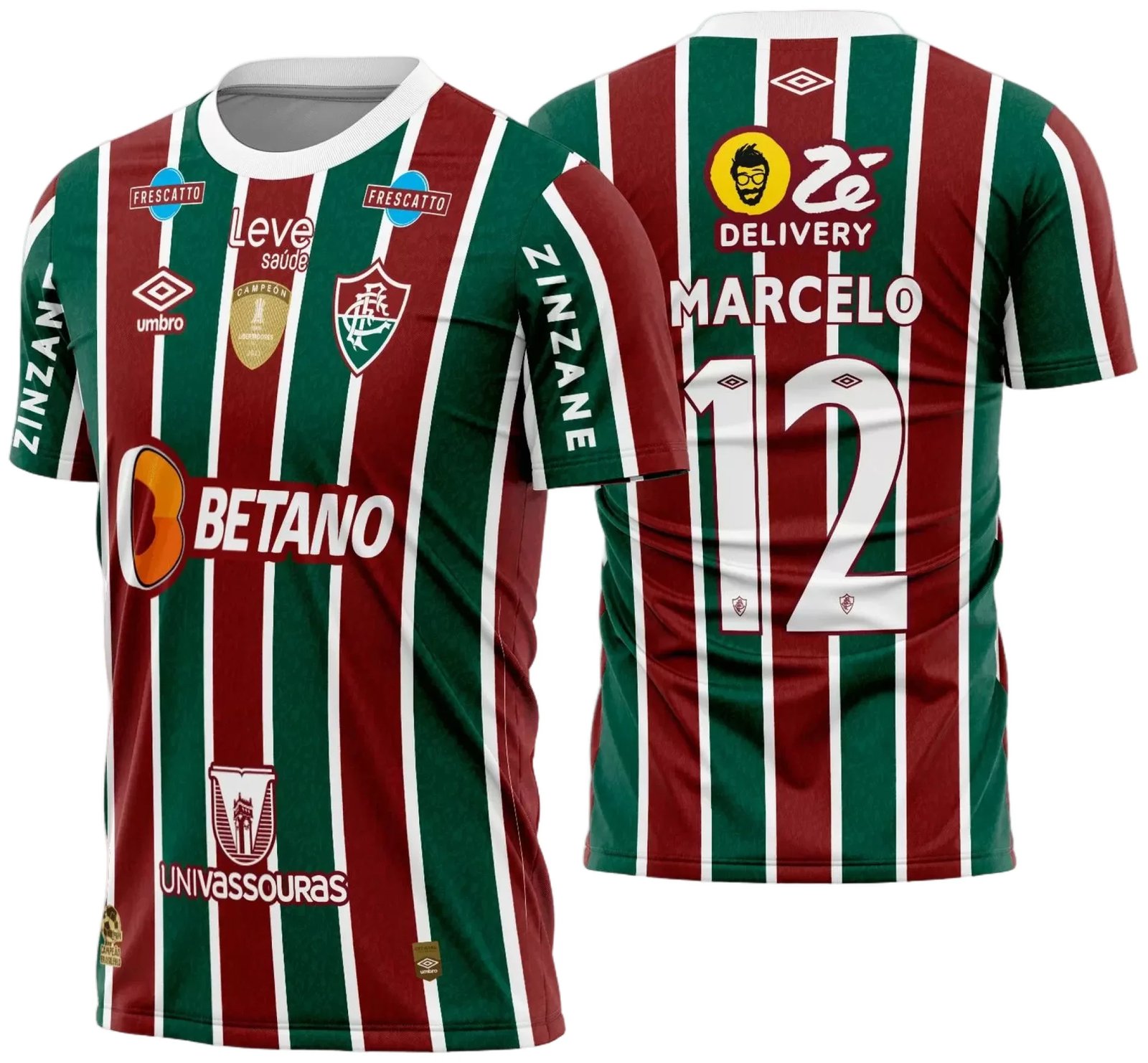 Arte Vetor Camisa Fluminense Titular 2024 - 2025