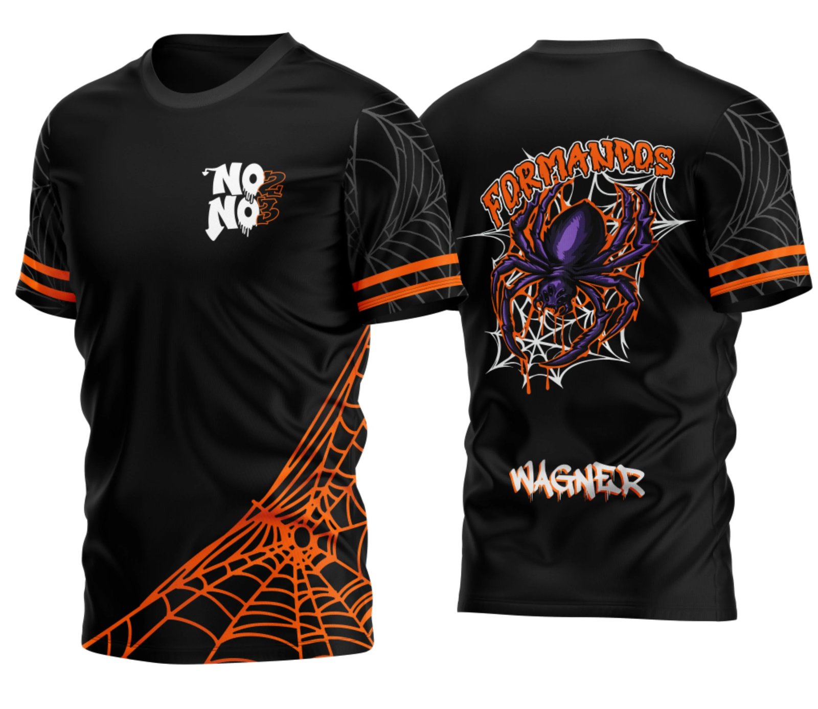Camisa Formandos 2026 Aranha Laranja