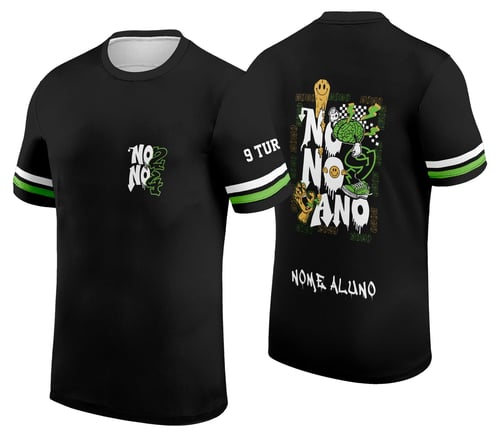 Camisa Formandos Nono Ano 2026: Graffit Verde