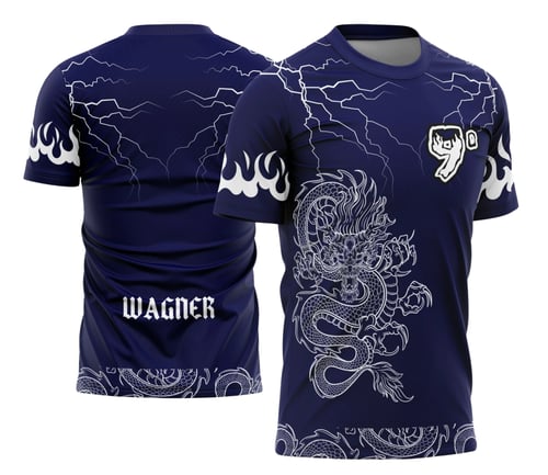 Camisa Formandos Nono Ano Azul Dragão