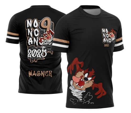 Camisa Formandos Nono Ano Graffite Taz Mania