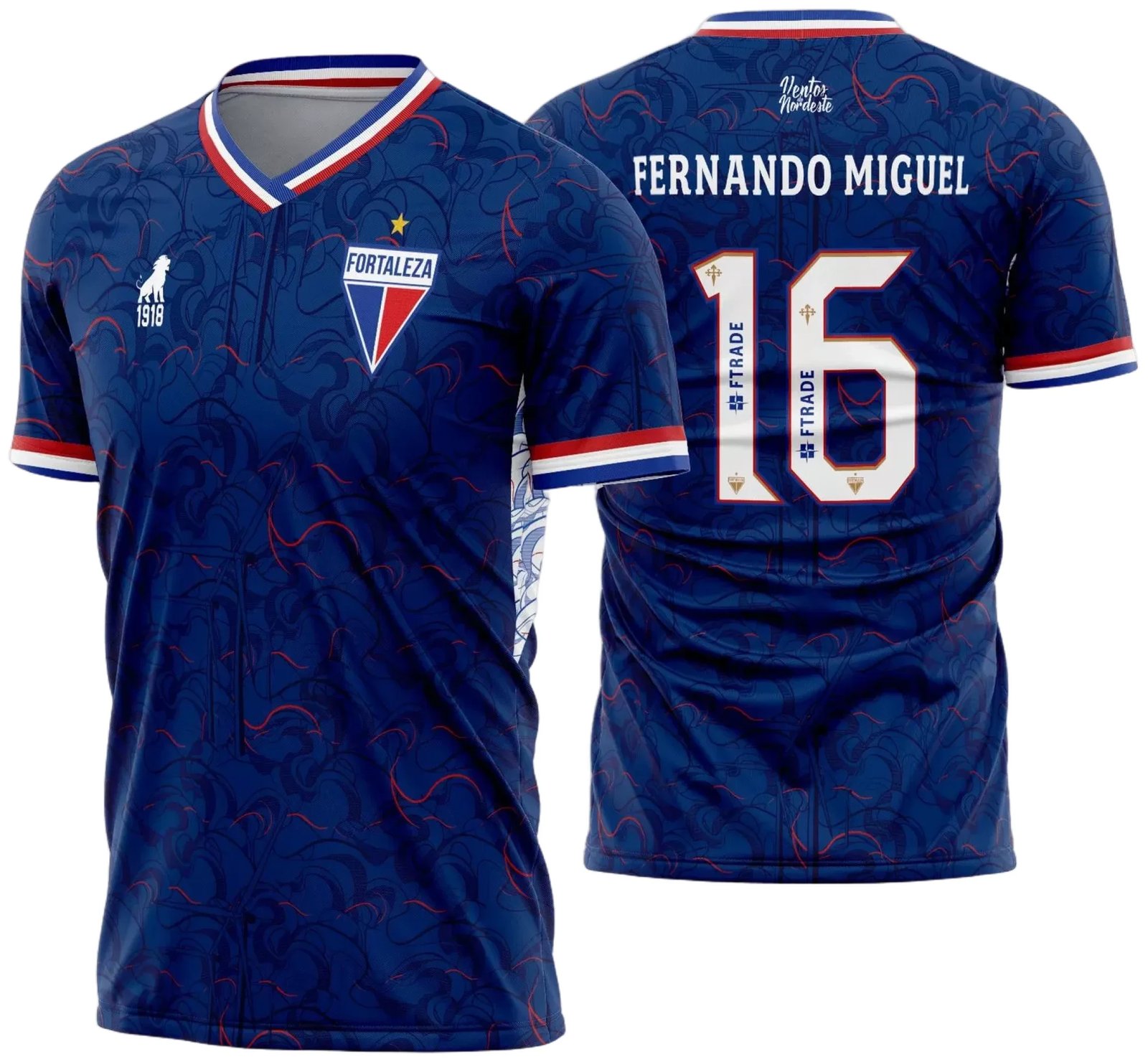 Arte Vetor Camisa Fortaleza Goleiro Copa Nordeste 2023 - 2024