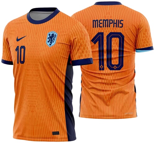 Arte Vetor Camisa Holanda Titular 2024 - 2025