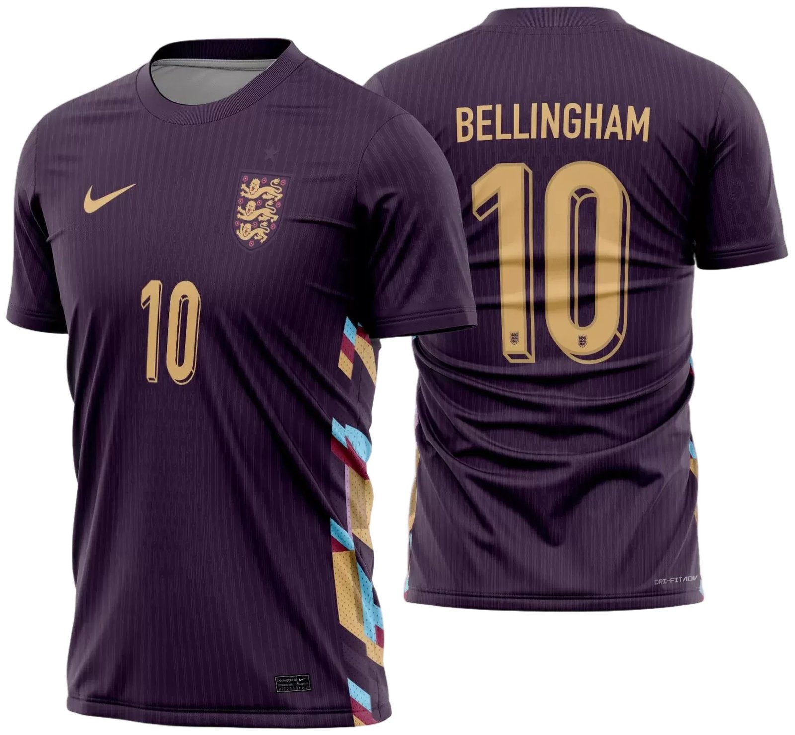 Arte Vetor Camisa Inglaterra Reserva 2024 - 2025