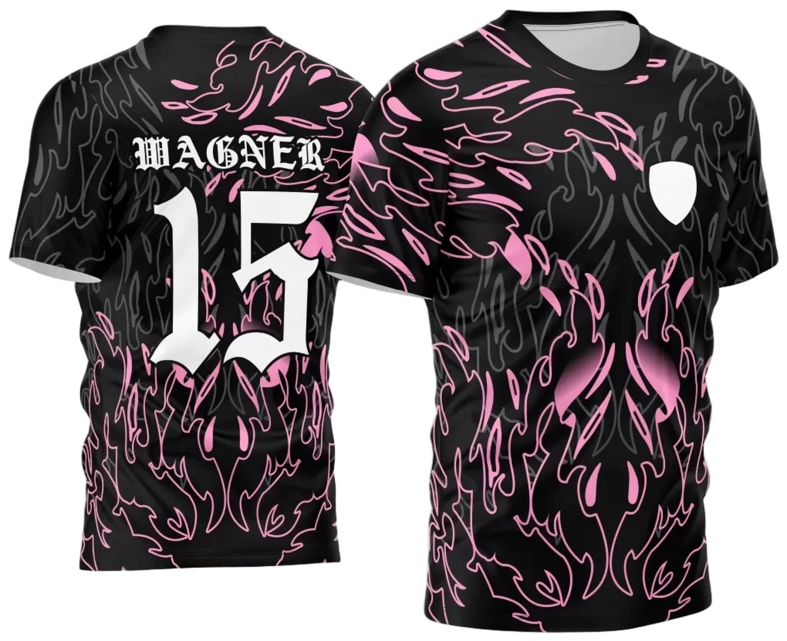 Arte Vetor Camisa InterClasse 2024 Chamas