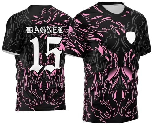 Arte Vetor Camisa InterClasse 2024 Chamas