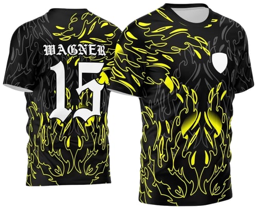 Arte Vetor Camisa InterClasse 2024 Chamas