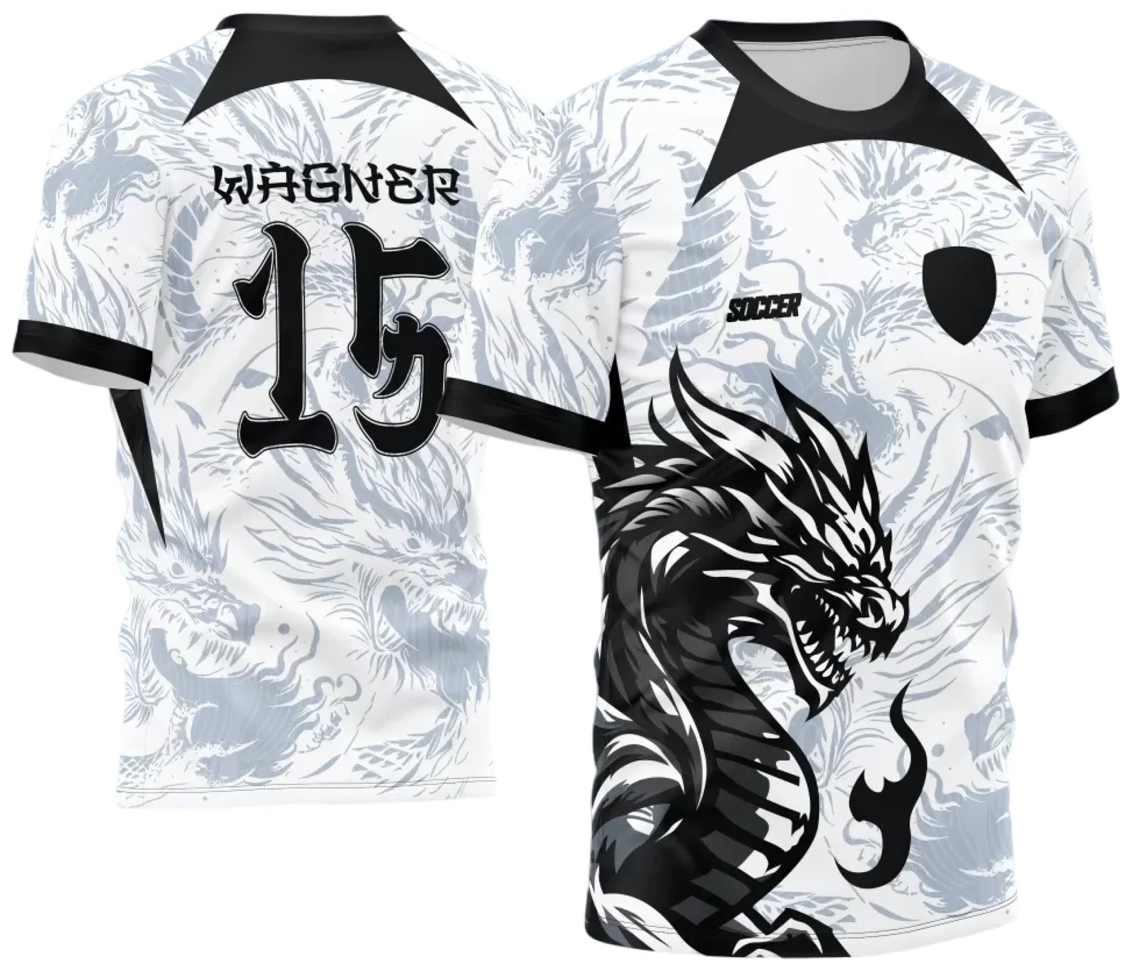 Arte Vetor Camisa InterClasse 2024 Dragão