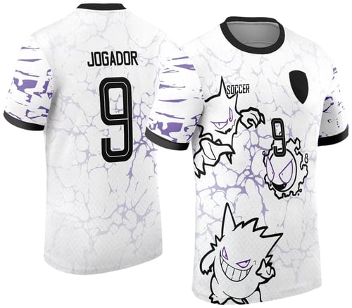 Arte Vetor Camisa InterClasse 2024 Fantasmas Pokemon