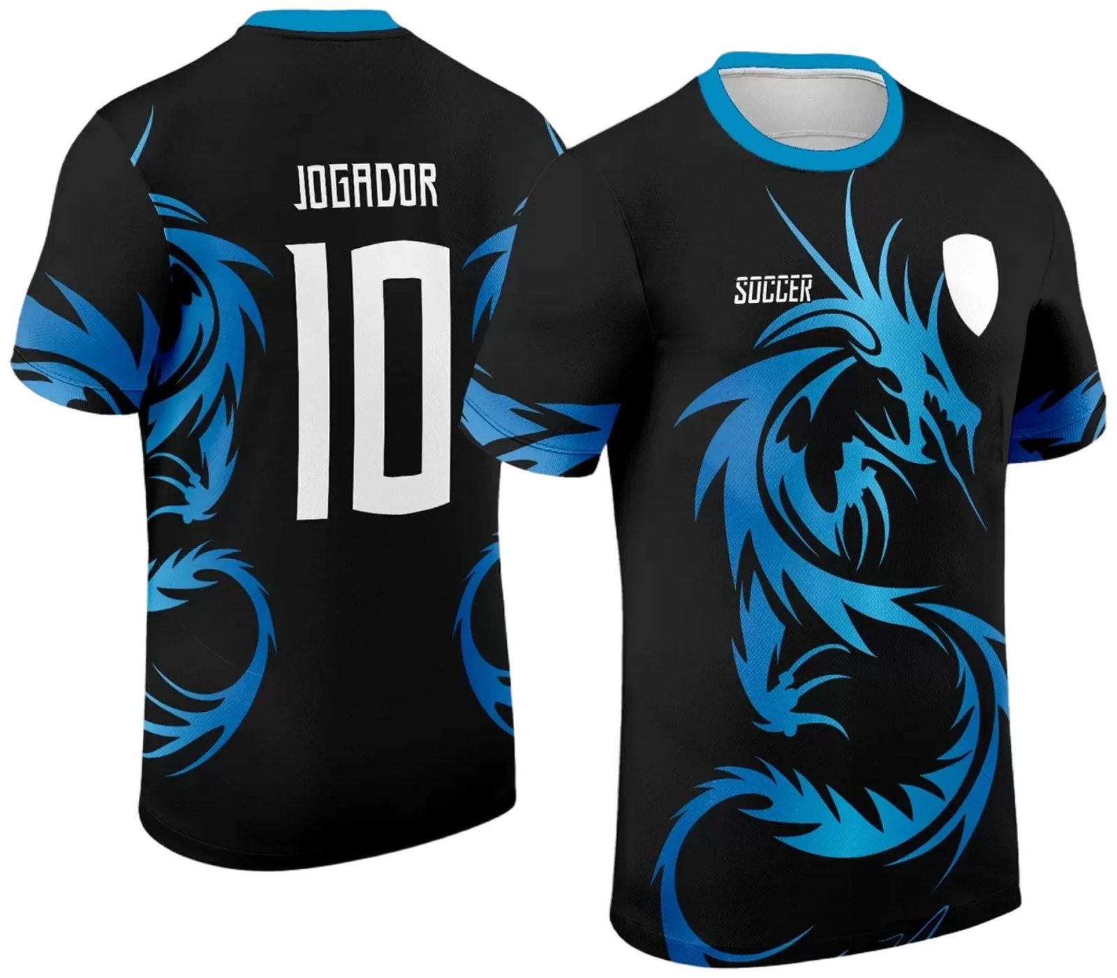 Arte Vetor Camisa InterClasse 2024 Modelo 38 Dragão Azul