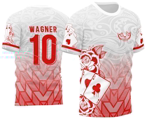 Arte Vetor Camisa InterClasse Carta Naipe 2023 Branca Modelo 2