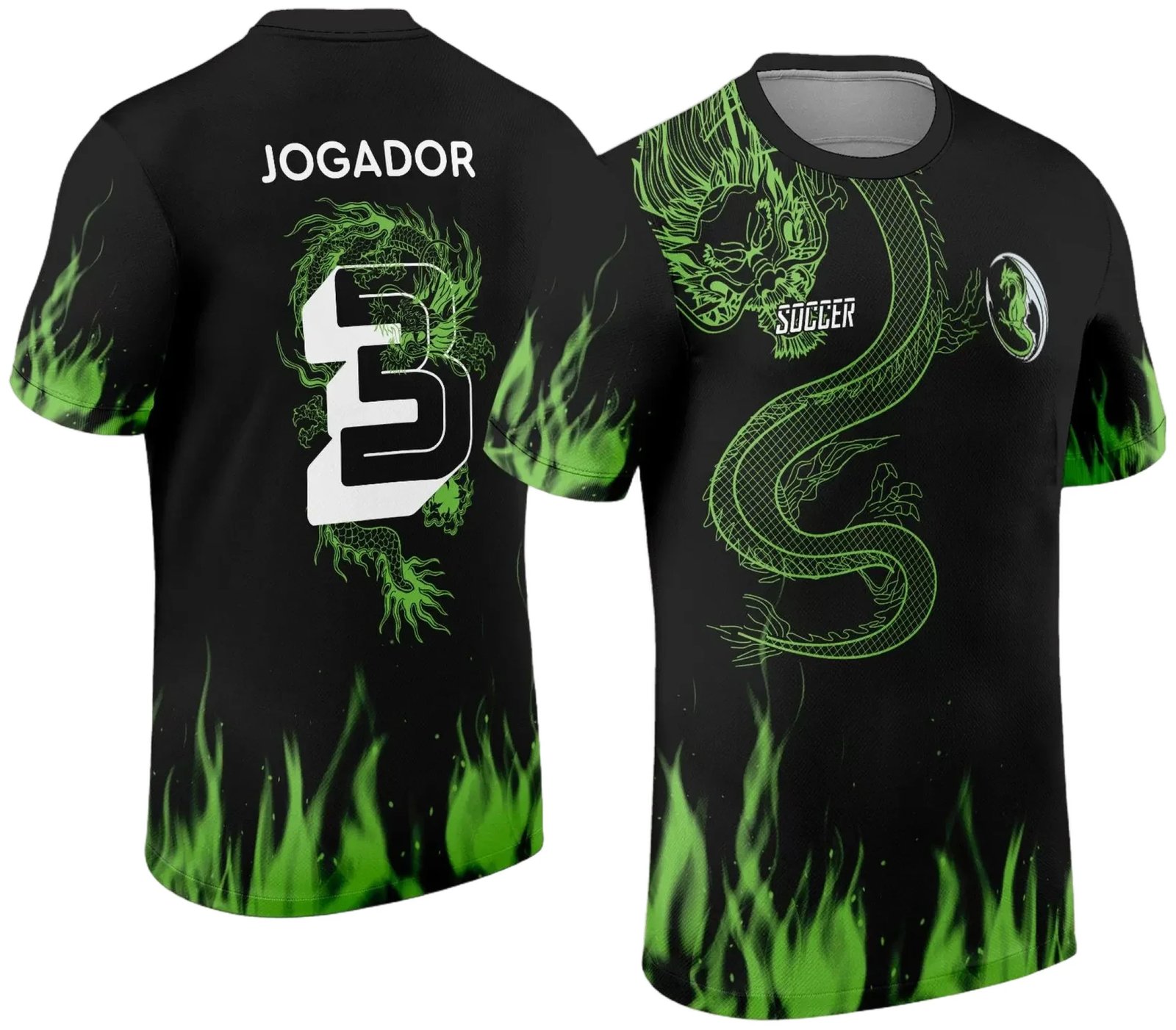 Arte Vetor Camisa Interclasse Dragão 2024