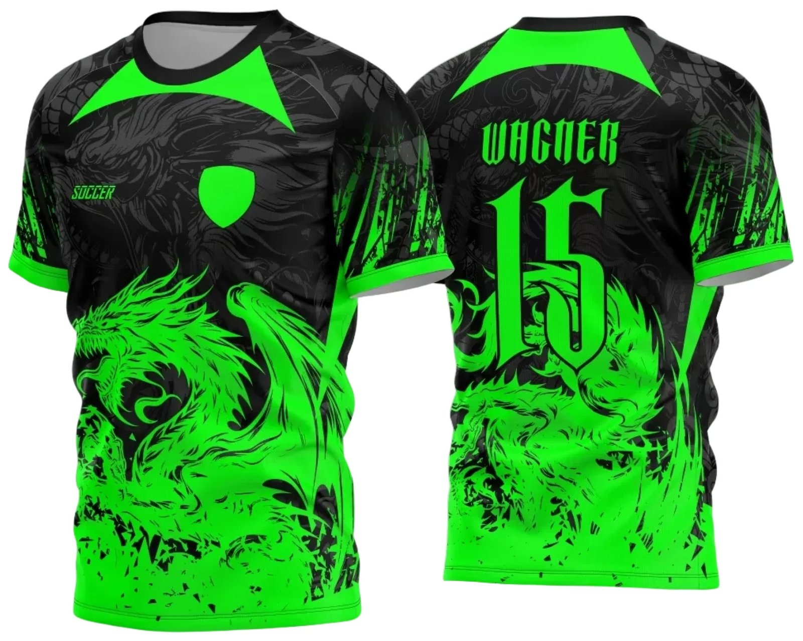 Arte Vetor Camisa Interclasse Dragão 2024