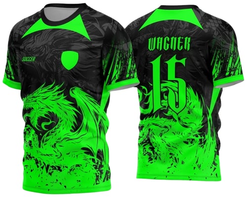 Arte Vetor Camisa Interclasse Dragão 2024