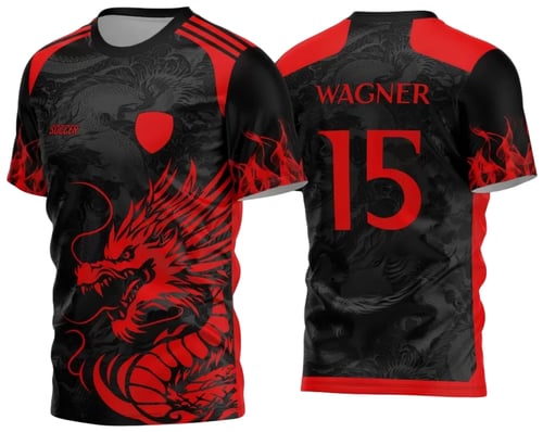 Arte Vetor Camisa Interclasse Dragão 2024