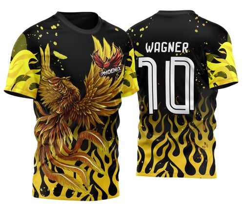 Arte Vetor Camisa InterClasse Fenix Fogo 2023