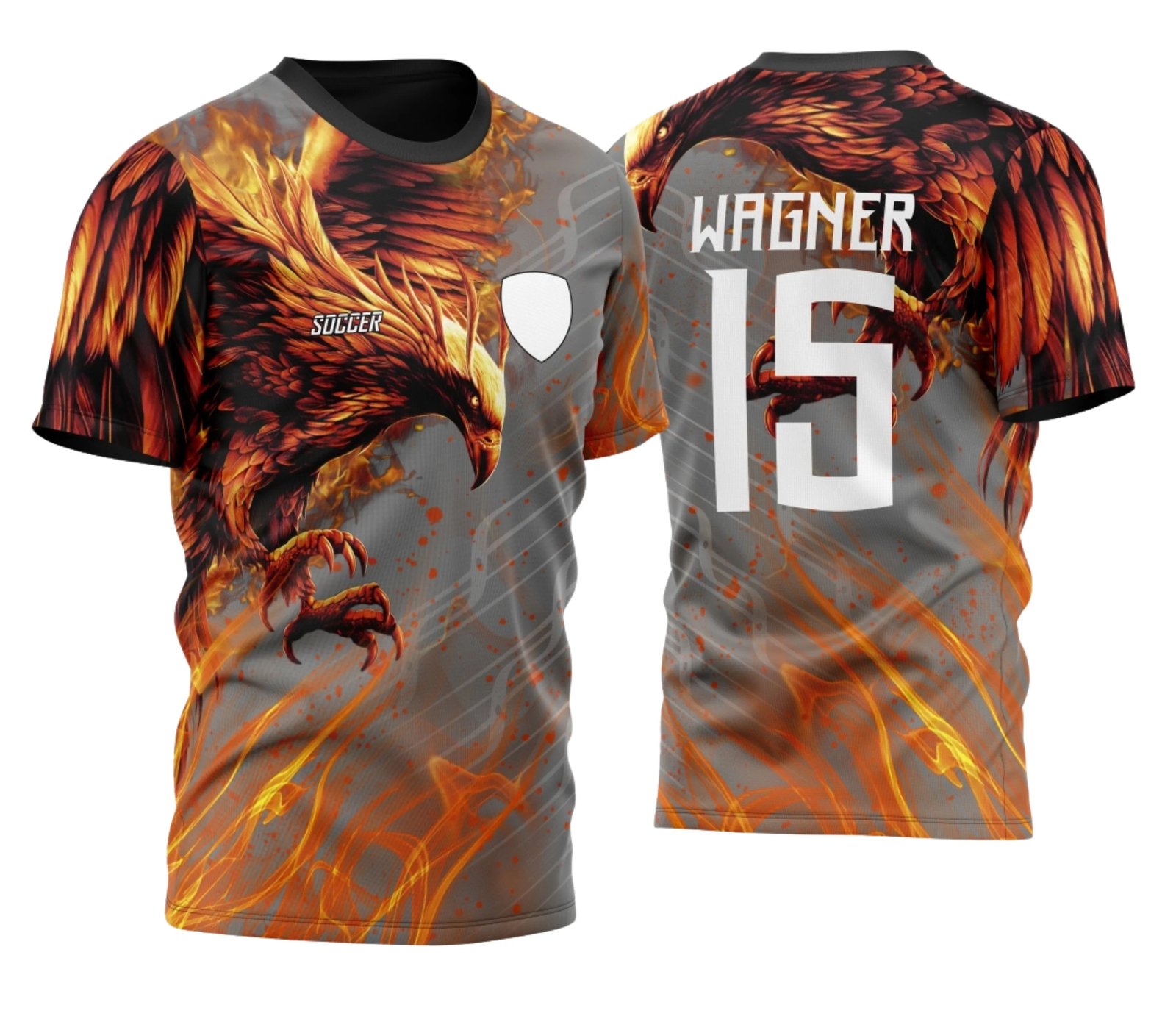 Arte Vetor Camisa InterClasse Fenix Fogo 2024 Modelo 02