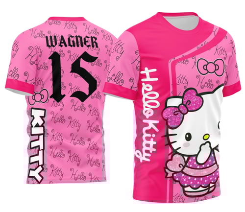 Arte Vetor Camisa Interclasse Hello Kitty 2024