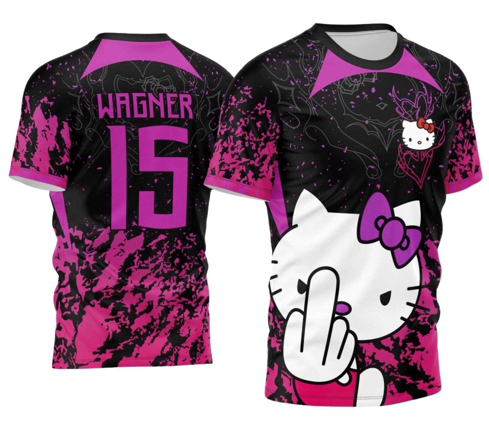 Arte Vetor Camisa Interclasse Hello Kitty 2024