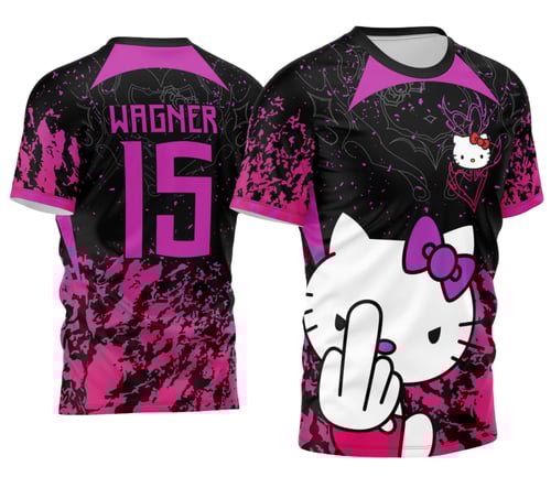Arte Vetor Camisa Interclasse Hello Kitty 2024