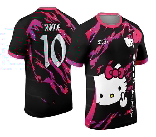 Arte Vetor Camisa Interclasse Hello Kitty 2024