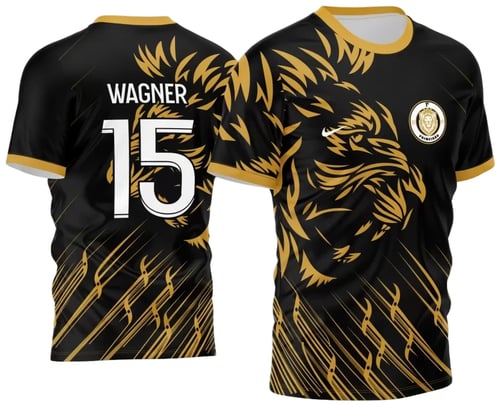 Arte Vetor Camisa Interclasse - Jogos Internos - 2024 Leão Dourado