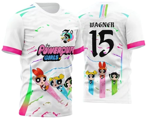 Arte Vetor Camisa Interclasse Meninas Superpoderosas 2024