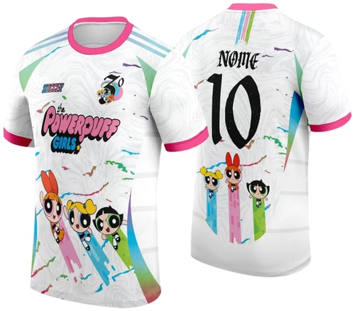 Arte Vetor Camisa Interclasse Meninas Superpoderosas 2024