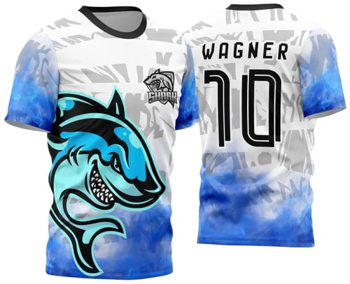 Arte Vetor Camisa InterClasse Tubarão M02