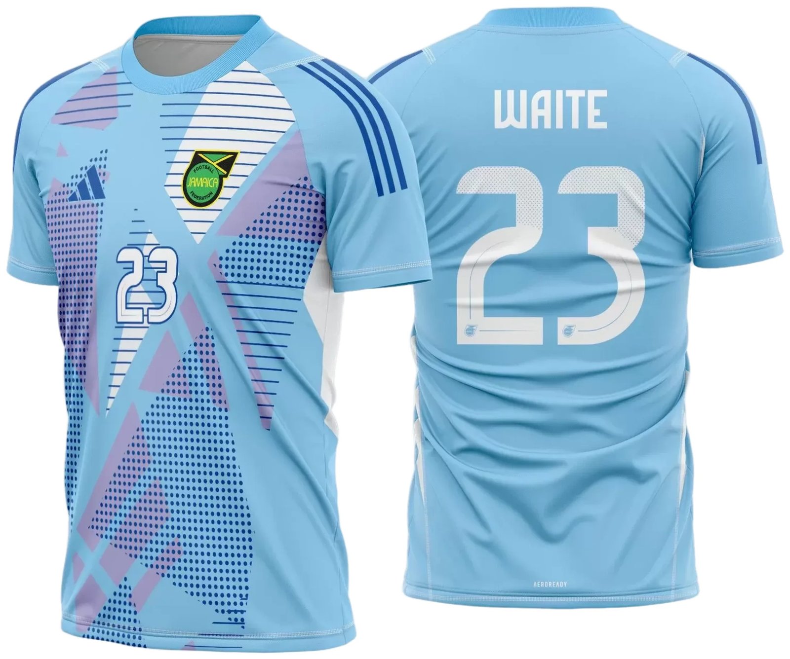 Arte Vetor Camisa Jamaica Goleiro 2024 - 2025