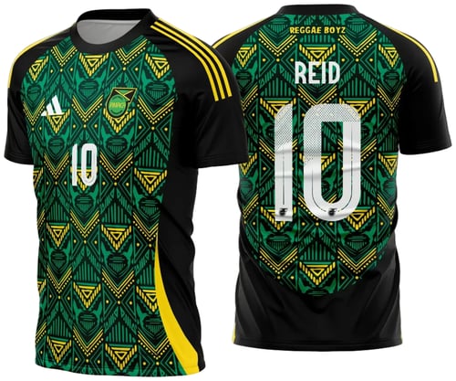Arte Vetor Camisa Jamaica Reserva 2024 - 2025