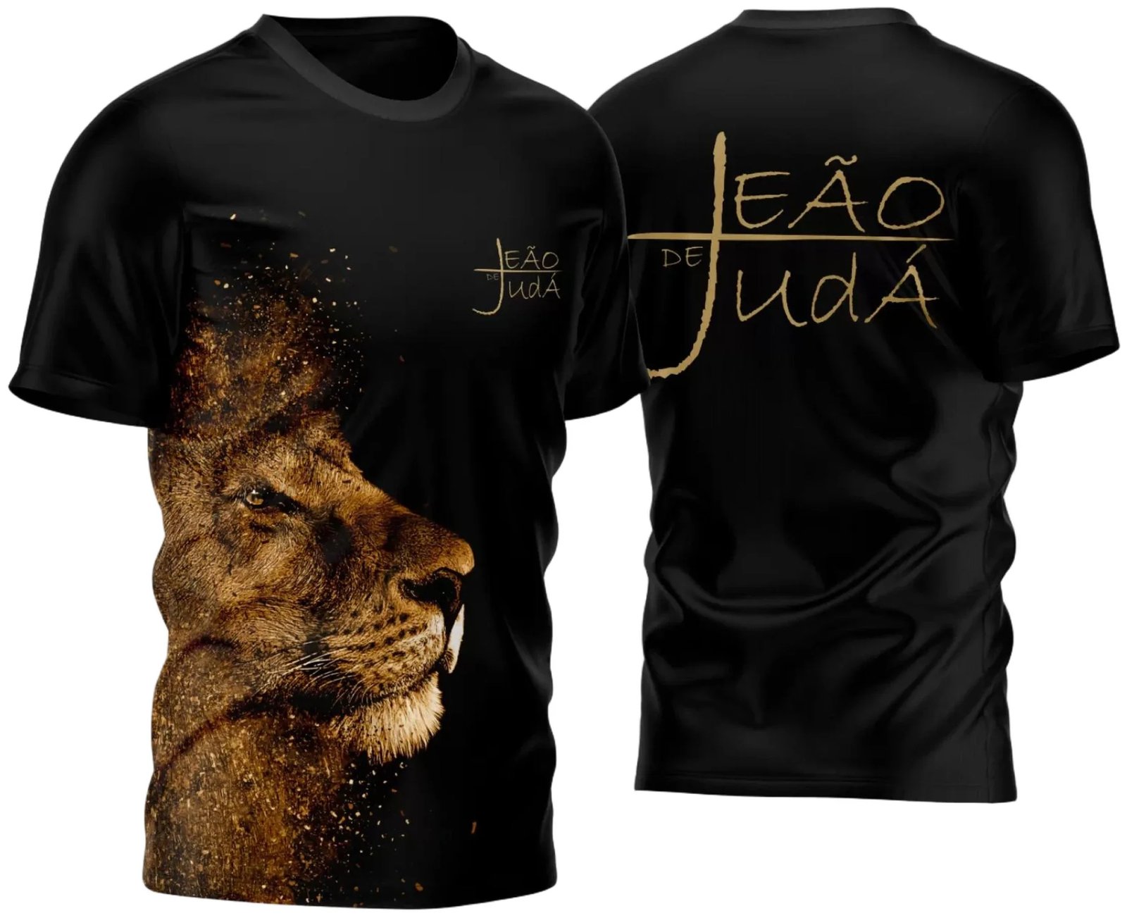 Arte Vetor Camisa Leão de Judá para Sublimação