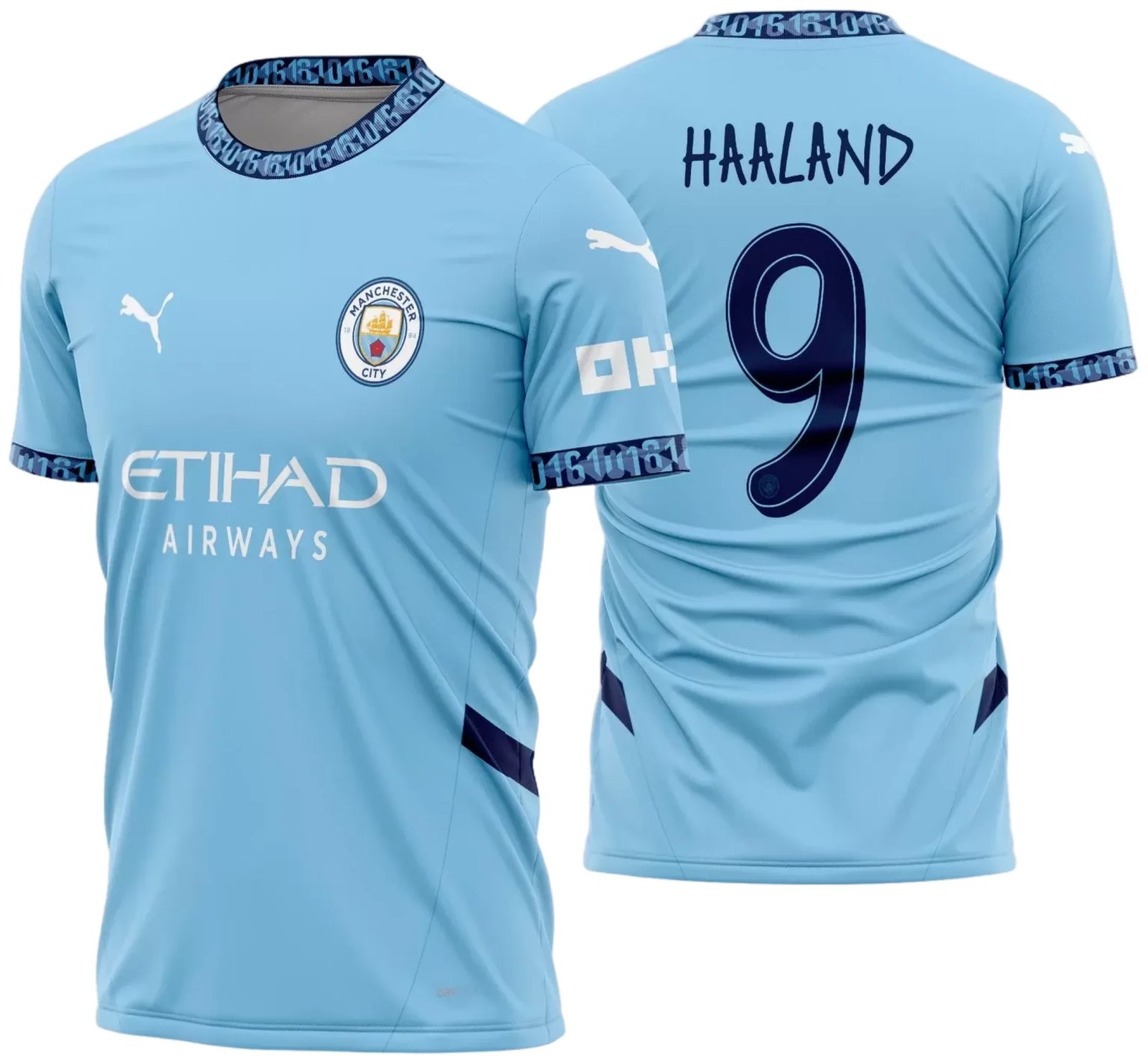 Arte Vetor Camisa Manchester City Titular 2024 - 2025