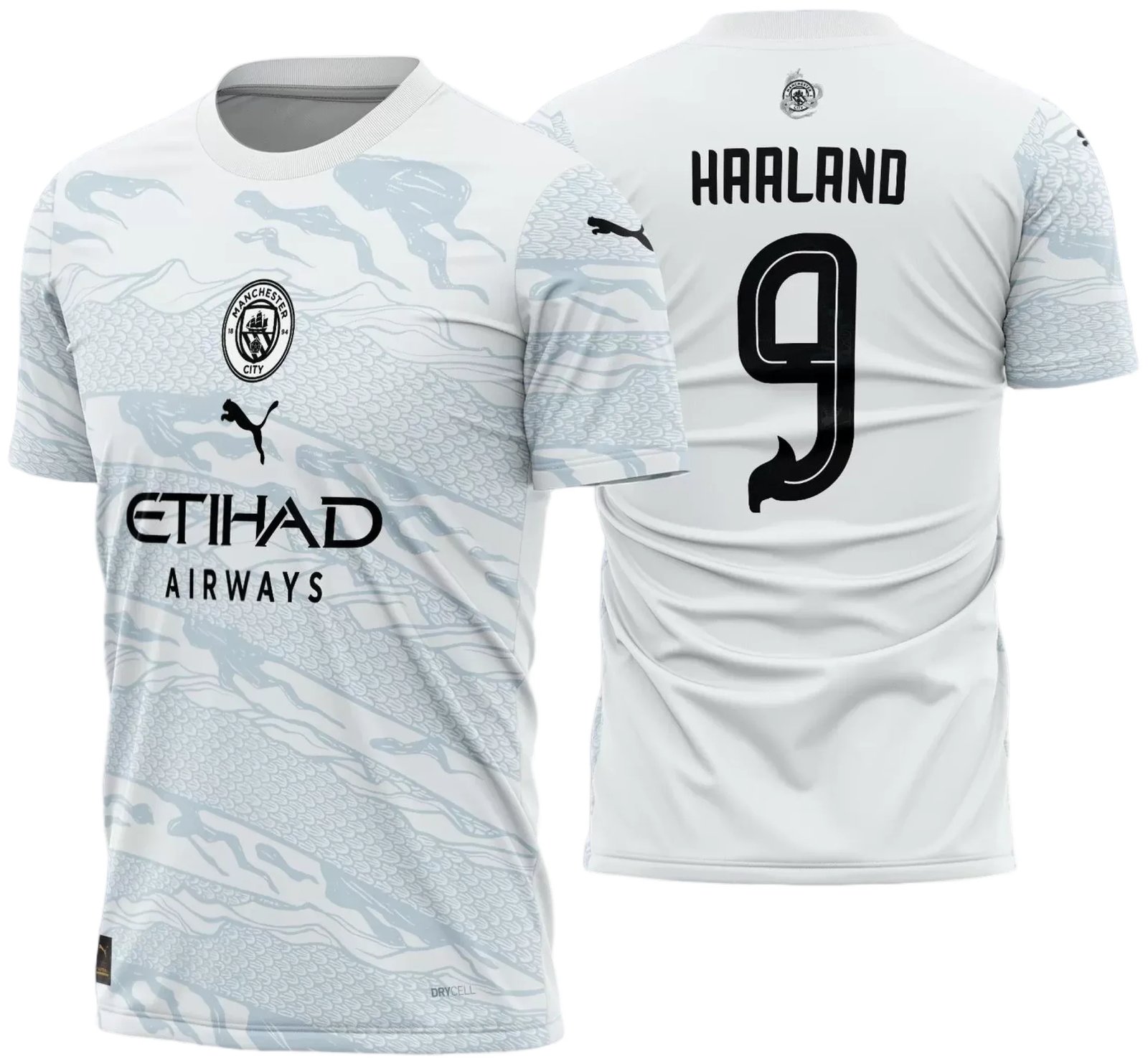 Arte Vetor Camisa Manchester City Year The Dragon 2023 - 2024