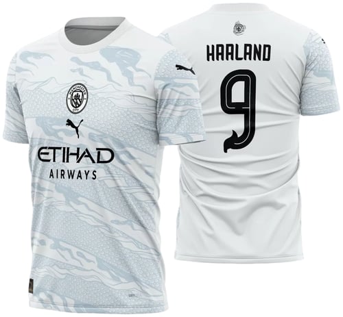 Arte Vetor Camisa Manchester City Year The Dragon 2023 - 2024