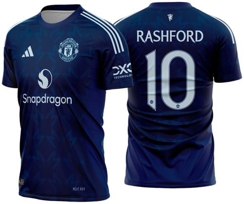 Arte Vetor Camisa Manchester United Reserva 2024 - 2025