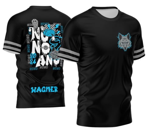 Camisa Nono Ano 2026 Lobo Cinza