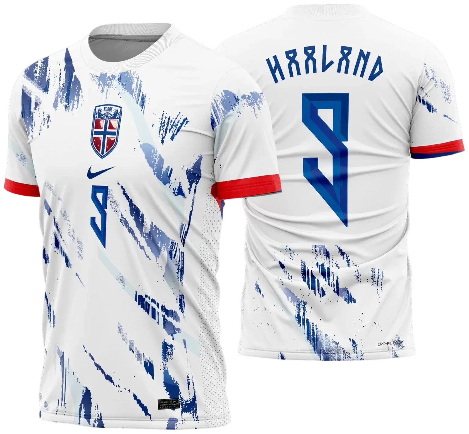 Arte Vetor Camisa Noruega Reserva 2024 - 2025