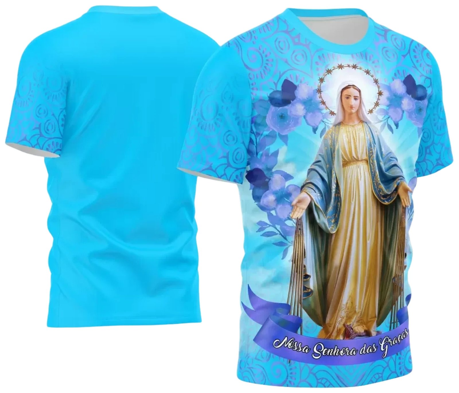 Arte Vetor Camisa Nossa Senhora Das Graças 2023