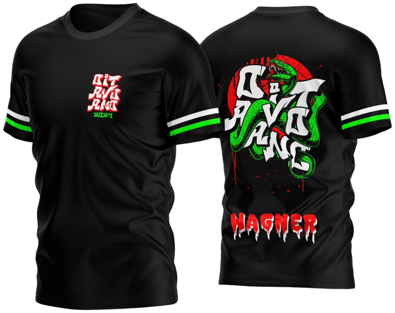 Arte Vetor Camisa Oitavo Ano 2024 Cobra